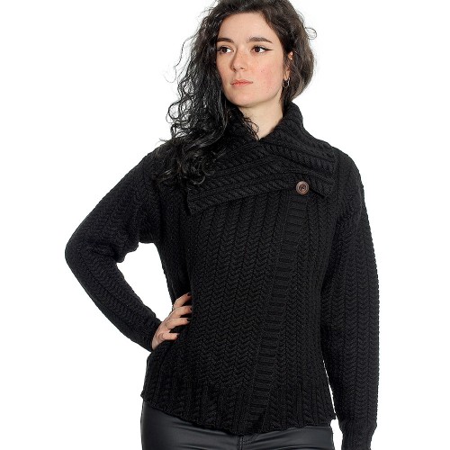 Transcendeer Woman Black Sweater - 4